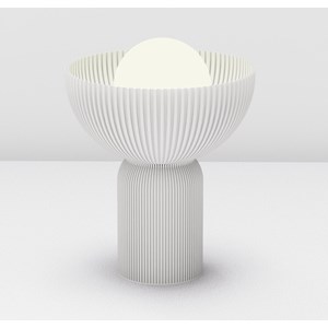 Lampe perl blanc