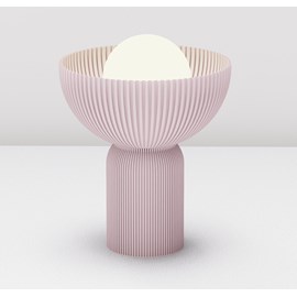 Lampe perl rose