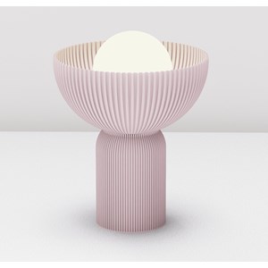 Lampe perl rose