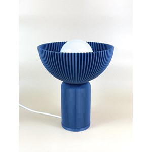 Lampe perl bleu