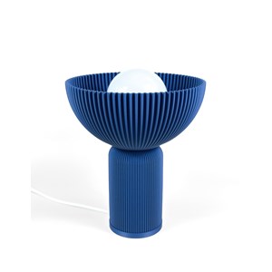 Lampe perl bleu