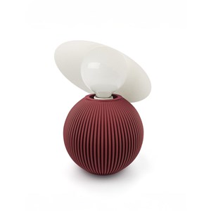Lampe dam rouge