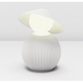 Lampe dam blanc