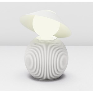 Lampe dam blanc