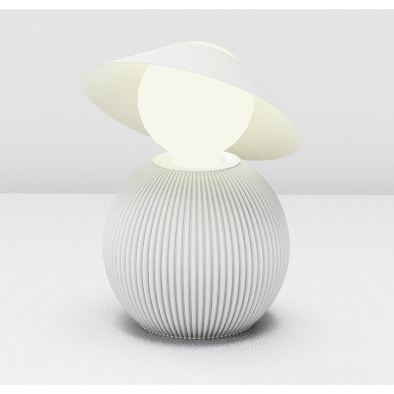 Lampe dam blanc