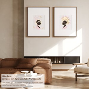 Peinture aux pochoirs facile enfants et adultes crépuscule – cadeau créatif diy