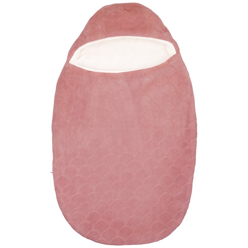 Nid d'ange cocoon wavy vieux rose (0-6 mois)
