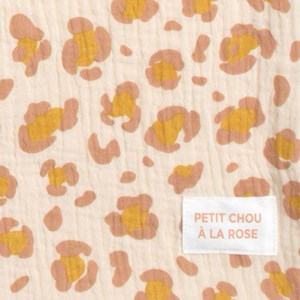 Couverture en gaze de coton petit chou (75 x 100 cm)