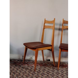 Paire de chaises scandinaves n°1104