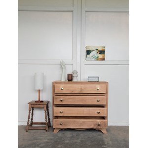 Grande commode en bois clair n°177