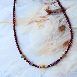 Collier ratna kavach - grenat