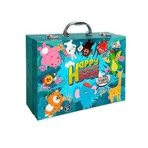 Malette beaux-arts 99 pièces avec crayons et marqueurs, aquarelles, pastels.