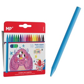 Cire plastique couleurs kids 18 uds.