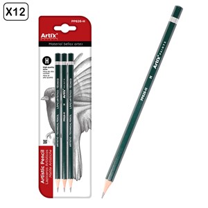 12 packs de crayon artistique horizontal 3 uds.