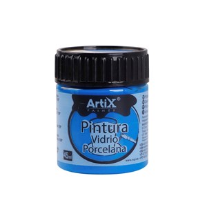 Pack 6 uds. Pinture céramique et cristal 45 ml couleur bleue