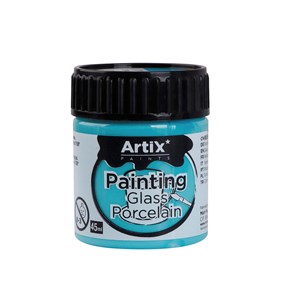 Pack 6 uds. Peinture céramique et verre 45 ml couleur bleu clair