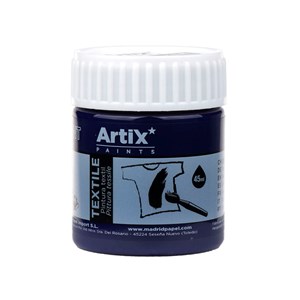 Pack de 6 uds. Peinture textile bleu ultramar 45 ml