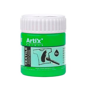 Pack 6 uds. Peinture textile vert clair 45 ml
