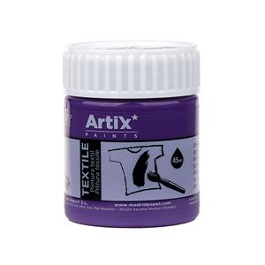 Pack de 6 uds. Pinture textile violet 45 ml