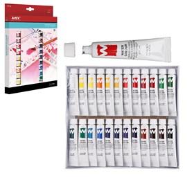 Peinture aquarelle 24 tubes x 12 ml
