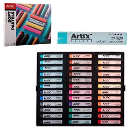 Peinture pastel ronde 36 couleurs