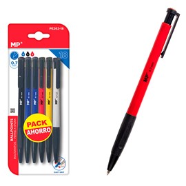 Set de stylos easy grip 0.7 mm 18 uds.