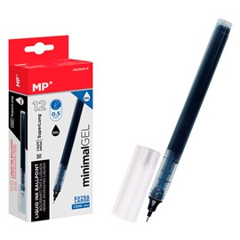 Pack 12 bic fonction encre liquide pointe aiguille 0.5 mm noir