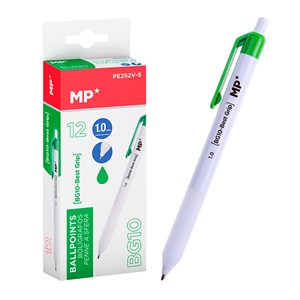Pack 12 bic pennes 1.0 mm vert
