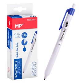 Pack 12 stylos 1.0 mm bleu