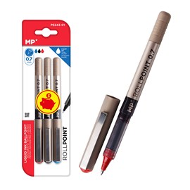 Ensemble de stylos bic g7 encre d'encre liquide bouteille ball 3 uds.