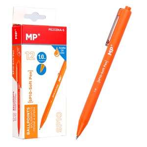 Pack 12 stylos encre cire 1.0 mm orange