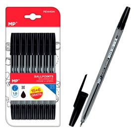 Set 21 stylos noirs point 1.0 mm