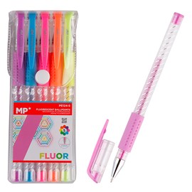 Ensemble de stylos fluorescents 5 couleurs