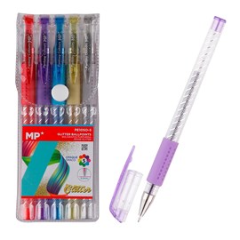 Set de stylos pailletés 5 couleurs