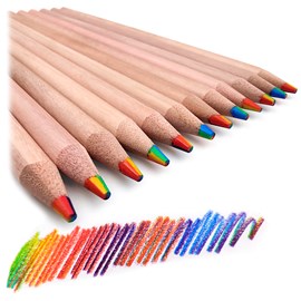 Set de 12 crayons en bois magic rainbow