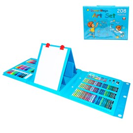 Set complet de peinture et de dessin 208 pièces huile, aquarelles.