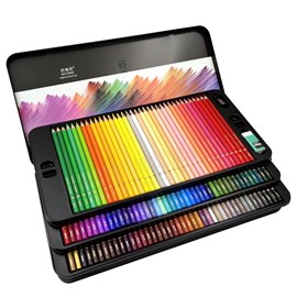 Ensemble de 120 crayons de couleur. Fabriqués en bois.