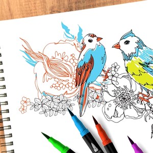 Set 36 marqueurs black linecouleur double pointe, pointe fine 0,4 mm.