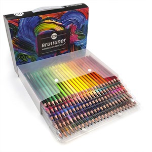 Set professionnel de crayons de couleur aquarellables 120 couleurs.
