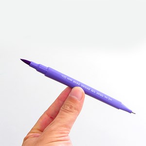 Ensemble de 60 marqueurs double pointe, pointe fine 0,4 mm.