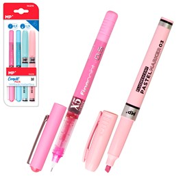 Ensemble d'écriture : 2 stylos à bille avec pointe fine.