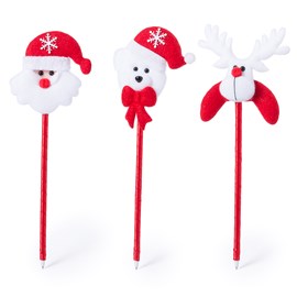 Pack de 3 stylos tidil de noël.