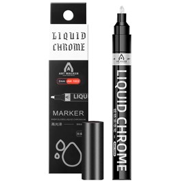 Marqueur 2,0 mm de chrome liquide métallique miroir.