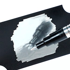 Marqueur 2,0 mm de chrome liquide métallique miroir.