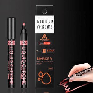 Marqueur 2,0 mms de chrome liquide métallique miroir.