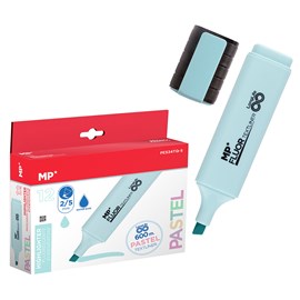 Pack 12 marqueurs long life pastel turquoise