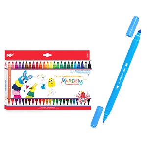 12 packs de marqueurs double point 24 uds.