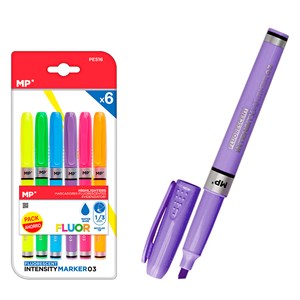 Marqueur fluorescent 6 uds. Pack économie