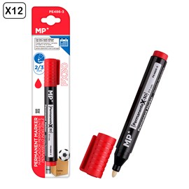 Pack 12 marqueurs permanents rouge no dry