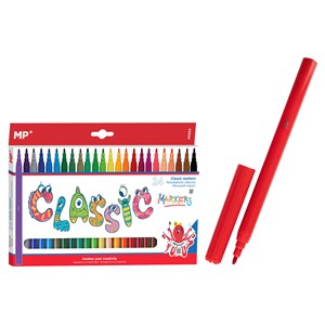 12 packs de marqueurs classiques 24 uds.